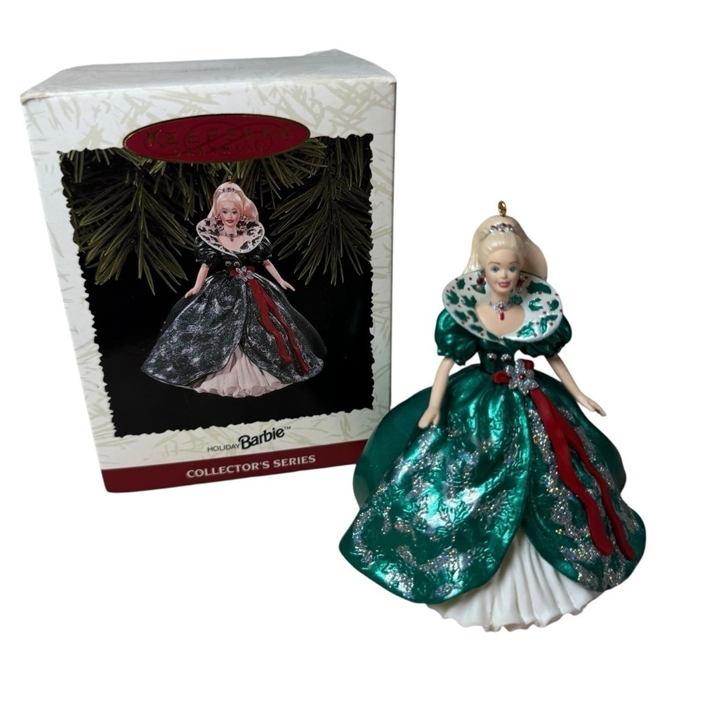 Hallmark Keepsake 1995 Holiday Barbie Ornament